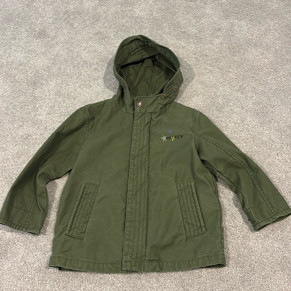 Zara Kids x Mickey Mouse Canvas Jacket - 3T